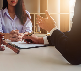 Woman with Bankruptcy Lawyer, Bankruptcy Law Services in Fredericksburg, VA